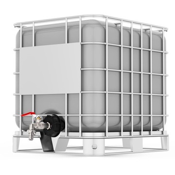 Клапан крана для резервуара Mauser емкостью 1000 л Mauser для шланга 1 дюйм, соединение IBC 60x6