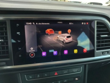 Seat Ateca SUV Facelifting 2.0 TDI 150KM 2022 Seat Ateca serwis ASO 2.0TDI 150KM bezwypadkowy pakiety Link NAVI LED VAT23, zdjęcie 28