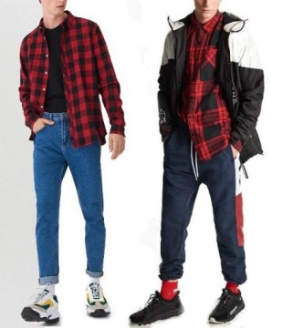 РУБАШКА ДОМАШНЯЯ ФЛАНЕЛЕВАЯ, ХЛОПОК В КЛЕТКУ, XXL