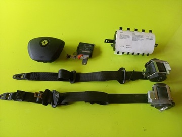 KOMPLET AIRBAG ULOŽENÍ PÁSY RENAULT CAPTUR I 14R
