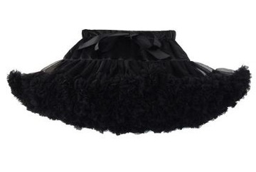 SPÓDNICZKA TUTU PETTISKIRT, CZARNA, 2-3 LATA