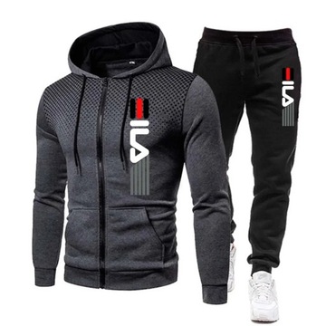 New Fashion Tracksuit For Men Hoodie Fitness Gym C