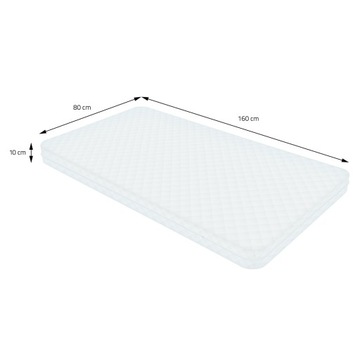 Детский матрас 80х160х11 см из полиэстера.