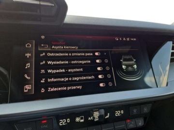 Audi A3 8Y S3 Sportback 2.0 TFSI 310KM 2023 Audi S3 Sportback Audi S3 Sportback S3 Sportback TFSI 310KM S tronic 2.0, zdjęcie 36