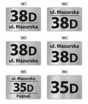 Табличка АДРЕС доска номер дома номер дома АЛЮМИНИЙ 3D - ЦВЕТА