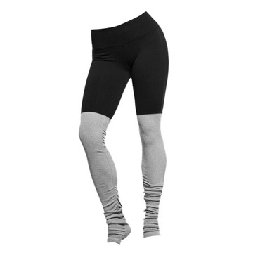 Damskie legginsy fitness z wysokim stanem Phenovo XL, czarne