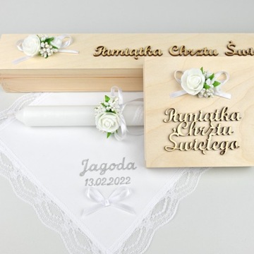 Комплект ОДЕЖДА + КРЕЩЕННАЯ СВЕЧА СЕРАЯ ВЫШИВКА название