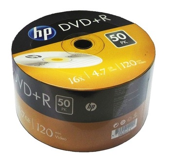 PŁYTY HP DVD+R 4.7GB 50 SZT. DO ARCHIWIZACJI