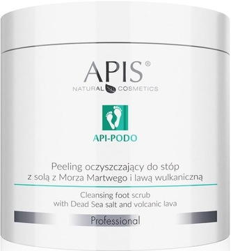 APIS API PODO Peeling do stóp z solą i lawą 700g