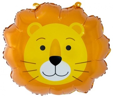 BALON foliowy LEW Lwa Głowa 45cm