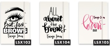 Блокнот Блокнот А5 Белый ДЛЯ СТИЛИСТА ПО РЕСНИЦАМ ИМЯ Модель