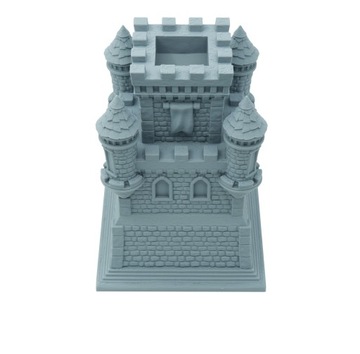 Башня для игры в кости бастиона защитника Светло-серый
