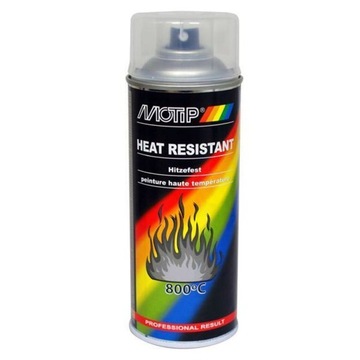 MOTIP RALLY PAINT ТЕРМОСТОЙКАЯ КРАСКА 800°C СПРЕЙ 400мл Бесцветный
