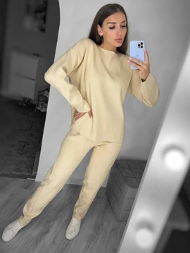 Women's suit Knitted 2 pieces Set Tracksuits Women