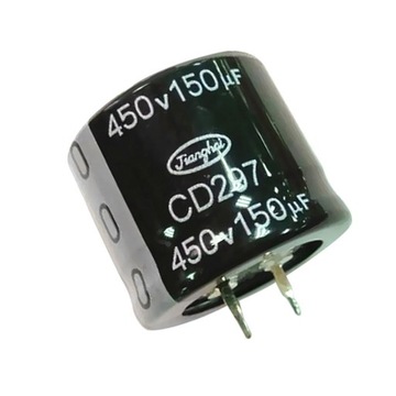 1 sztuka elektrolityczny 150uF 450V 25x30mm