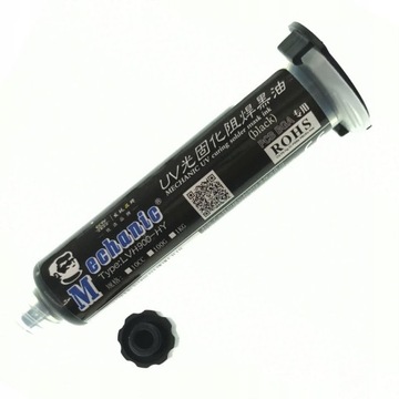 SOLDERMASKA do płytek drukowanych MECHANIC UV UVH900-HY CZARNA 10g