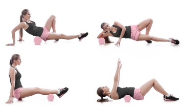 РОЛИК РОЛИК ДЛЯ ТРЕНИРОВОЧНОГО МАССАЖА CROSSFIT РОЛИКОВЫЙ МАССАЖЕР