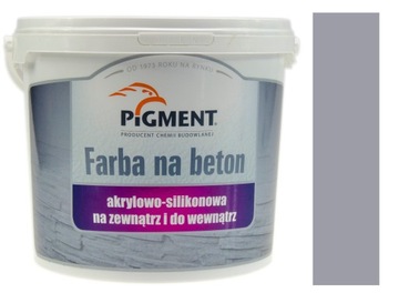 FARBA DO BETONU POSADZEK OGRODZEŃ PŁOTU SZARA 5L