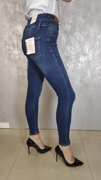 SPODNIE JEANSOWE WYSOKI STAN WYSZCZUPLAJĄCE M.SARA