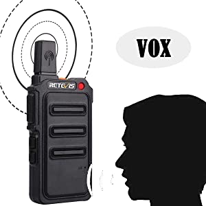 Retevis RT619 Walkie Talkie, перезаряжаемая мини-радиостанция