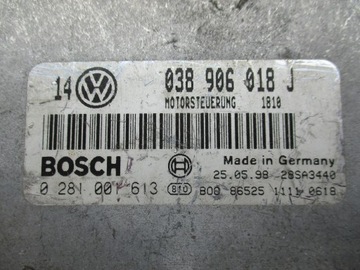 GOLF 4 1.9 TDI ŘÍZENÍ MOTORU 038906018J