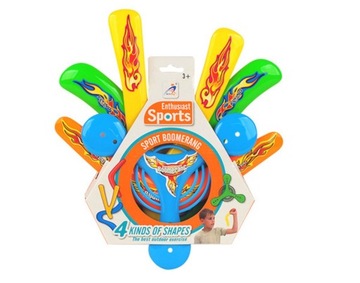 НАБОР ЛЕТАЮЩИХ ДИСКОВ «ЦВЕТНЫЙ БУМЕРАНГ»