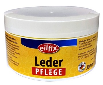 Pasta z naturalnym woskiem pszczelim do pielęgnacji wyrobów ze skóry 300 ml