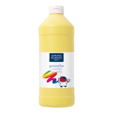 FARBA TEMPERA PLAKATOWA 1L ŻÓŁTA L&B