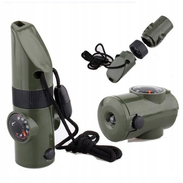 GWIZDEK TAKTYCZNY MILITARNY SURVIVAL 7W1 RATUNKO