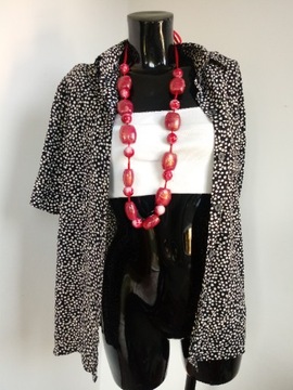 Розовые длинные жемчужные бусины в стиле бохо, блестящие малиново-красные пластиковые 99