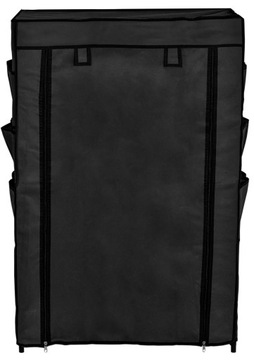 ШКАФ ДЛЯ ОБУВИ, ЧЕРНЫЙ ТЕКСТИЛЬ, КНИЖНЫЙ ШКАФ, СТЕНД, ПОЛКИ, ОРГАНАЙЗЕР ГАРДЕРОБА, ЛОФТ