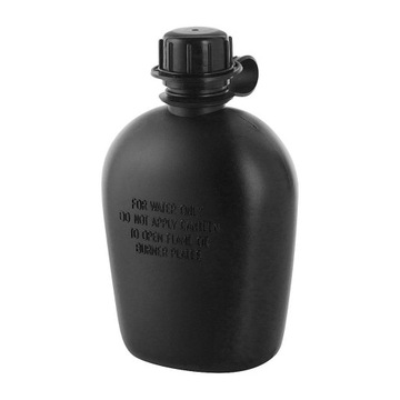 Manierka Wojskowa Turystyczna Bukłak Bidon Menażka M-Tac 1L Black