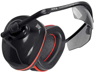 Наушники YATO Earmuffs с очками для охраны труда и безопасности