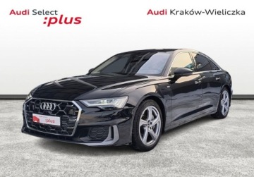 Audi A6 C8 Limousine Plug-In Facelifting 2.0 50 TFSI e 299KM 2024 Audi A6 Limousine Odliczenie do 150 tys. PLN, Matrix, S line, aktywny temp