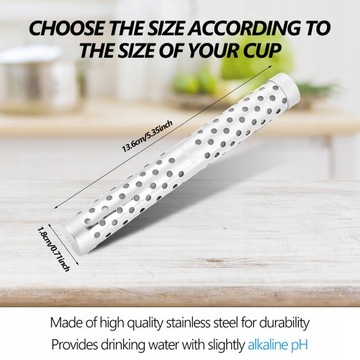 Jonizator wody alkalicznej, patyk alkaliczny, zwarty rozmiar dla bogatej w