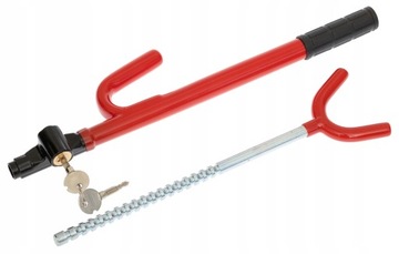 Противоугонный замок на рулевое колесо для каждого автомобиля, 2 ключа