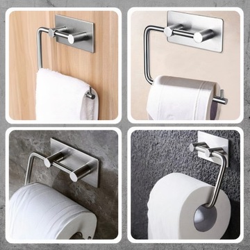 РУЧКА ДЛЯ ТУАЛЕТНОЙ БУМАГИ БЕЗ СВЕРЛЕНИЯ