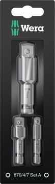 WERA 870/4/7 SB Zestaw adapterów 1/4