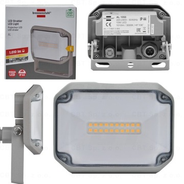 REFLEKTOR OŚWIETLENIE ZEWNĘTRZNE LED IP44 ŚWIATŁO BIALE CIEPŁE 1010 LM 10W