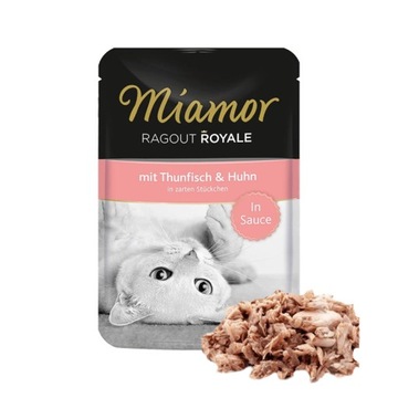 MIAMOR RAGOUT ROYALE TUŃCZYK Z KURCZAKIEM 100g