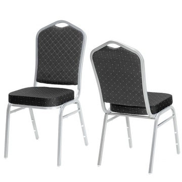 Krzesło bankietowe konferencyjne tapicerowane weselne Werona 25x25x1,2cm