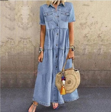 Женское прямое платье