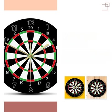 DART ВИНТАЖНЫЕ БЕСШУМНЫЕ ЦИФРОВЫЕ НАСТЕННЫЕ ЧАСЫ