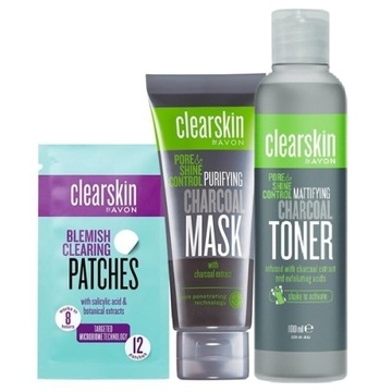Zestaw do cery trądzikowej Avon Clearskin Pore Shine