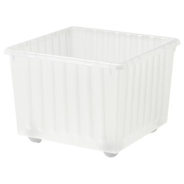 IKEA VESSLA Контейнер на колесах для іграшок Білий