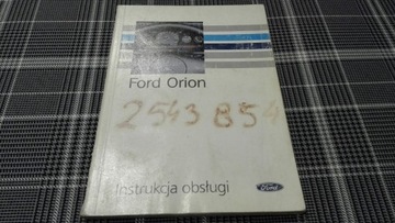FORD ORION MK3 Instrukcja Ksiazka 1993 PL POLSKA