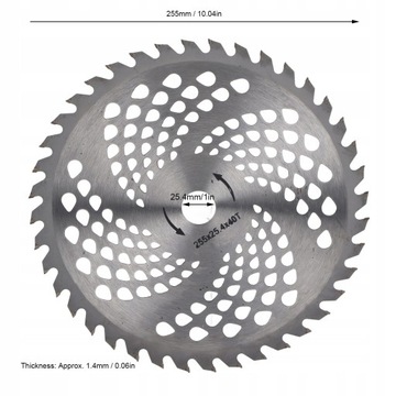 WIDIA ПИЛЬНЫЙ ДИСК ДЛЯ БЕНЗИНОВОГО BRITCHER 255 40T