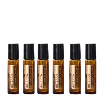 Бутылка эфирного масла doterra, 2 шт., 10 мл, толстая стеклянная бутылка-ролик из янтарного стекла