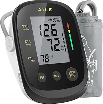 AILE X5 CIŚNIENIOMIERZ ELEKTRONICZNY NA RAMIĘ NARAMIENNY CZARNY