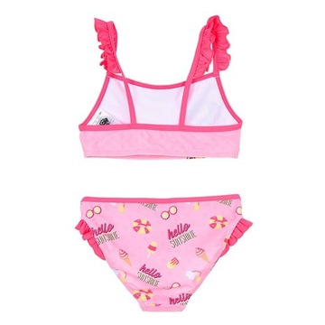 PSI PATROL SKYE STRÓJ KĄPIELOWY DWUCZĘCIOWY FALBANKI róż 3 L FN02L